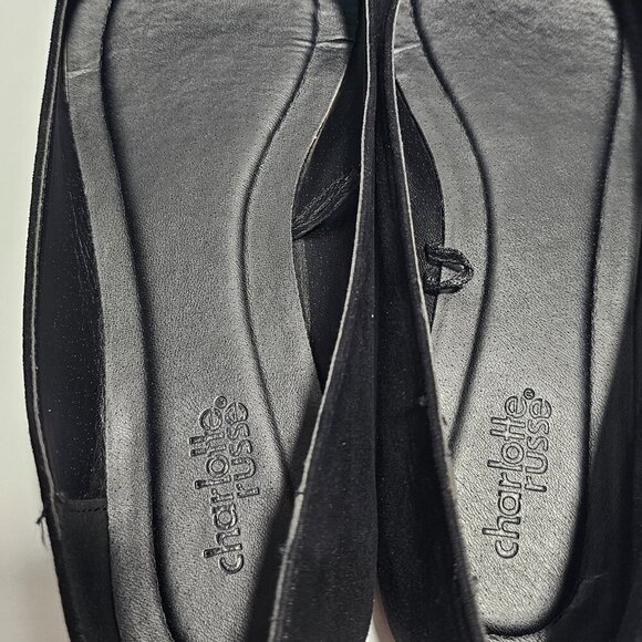 Charlotte Russe Black Pointy Flats - Picture 8 of 8